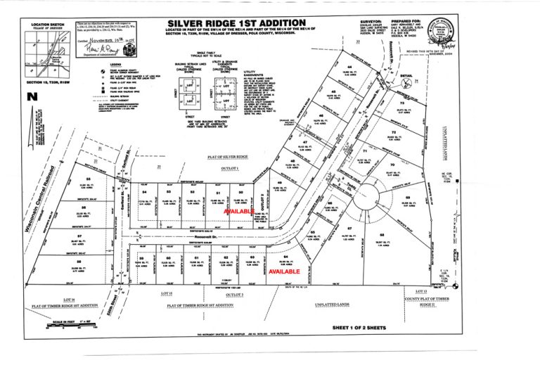 Silver Ridge 1 Plat JC Homes Inc.